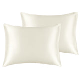 BEDELITE satin pillowcase softness in ivory delivers silky comfort for restful nights.
