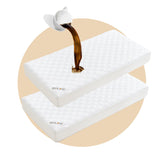 BEDLORE crib mattress protector 2-pack shield against spills for crib setup