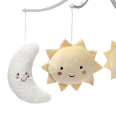 Bedtime Originals Little Star mobile offers volume control for comfortable listening.