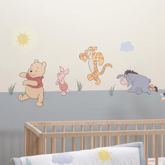 Bedtime Originals Winnie the Pooh wall decal characters with Piglet for kid-friendly decor