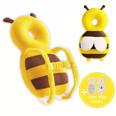 Bee Soft Landing head protector backpack front view with protective padding