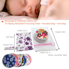 BEECO GIF2U nursing pads 12 cm diameter for discreet, comfortable fit.