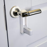 Beego child-proof door lock 2-pack on a lever handle with tool-free installation