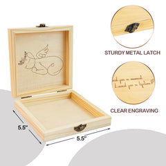 BeeGreeny Miscarriage Memory Box interior β compact storage for small mementos and notes