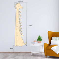 BeeGreeny personalized growth chart with name creates a unique kids’ room keepsake