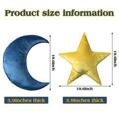 Beeveer Star Pillow yellow adds bright color for kids' room visual interest.