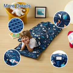 Beeweed nap mat with removable pillow for quick cleaning and flexible use.