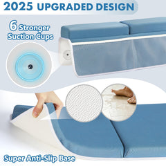 Beiens elbow-rest pad supports elbows for extended baths with comfort.