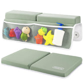beiens bath kneeler and elbow-rest set provides cushioned support for knees during baby bath