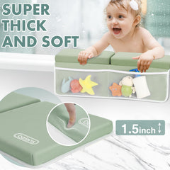 beiens bath time storage pockets keep toys and essentials within reach