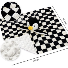 BEILIMU lovey blanket back with minky dot soft hugs