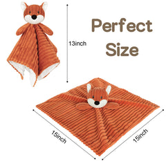 BEILIMU security blanket dotted backing detail enhances tactile engagement.