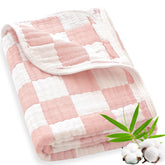 BEILIMU muslin swaddle blanket — soft texture for gentle newborn comfort.