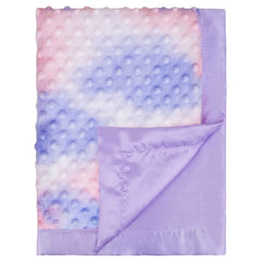 BEILIMU silky satin baby blanket tie-dye close-up highlights luxurious softness for bedtime comfort