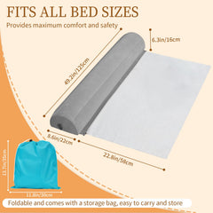 BeiliuDevise inflatable bed bumpers inflation demo illustrating quick setup without a pump.