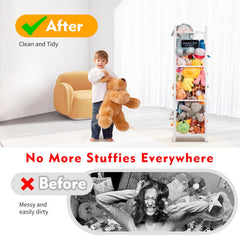 BEINGMATE Care space-saving toy holder shown in a kid’s playroom for easy access.