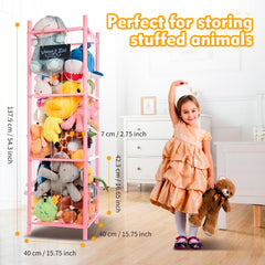 BEINGMATE Care wooden toy zoo side view highlights space-saving organization in kids' room