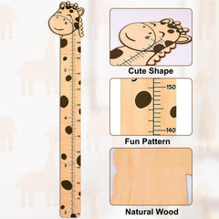 Beinou growth chart easy install shown with 3M adhesive for simple mounting