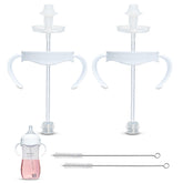 BelBeyo self-feeding kit with weighted straw on Philips Avent bottle aids independent drinking