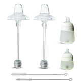 BelBeyo sippy kit spout nipples for Nanobébé Flexy bottles enabling gentle sipping