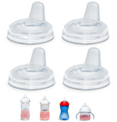 BelBeyo sippy spout nipples close-up with a soft silicone spout for gentle transition.