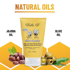 Bella B Silk and Honey lotion ingredients avocado and shea for nourishment