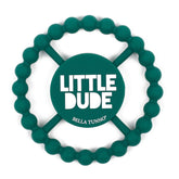 Bella Tunno Little Dude teether with round beaded texture soothes tender gums.