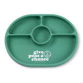 Bella Tunno suction plate with three compartments keeps meals organized for little eaters