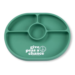 Bella Tunno suction plate with three compartments keeps meals organized for little eaters
