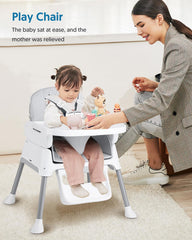 Bellababy 3in1 highchair booster conversion adds a seating option for older babies.