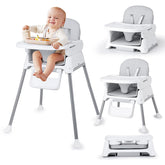 Bellababy 3in1 highchair folded compactly for storage and portability.