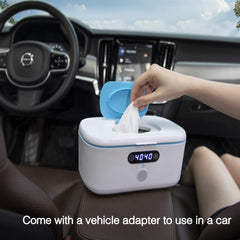 Bellababy wipe warmer requires no water or sponge for easy setup.