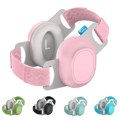 Bella's Friends baby ear protection with 24dB noise reduction for calmer flights and naps.