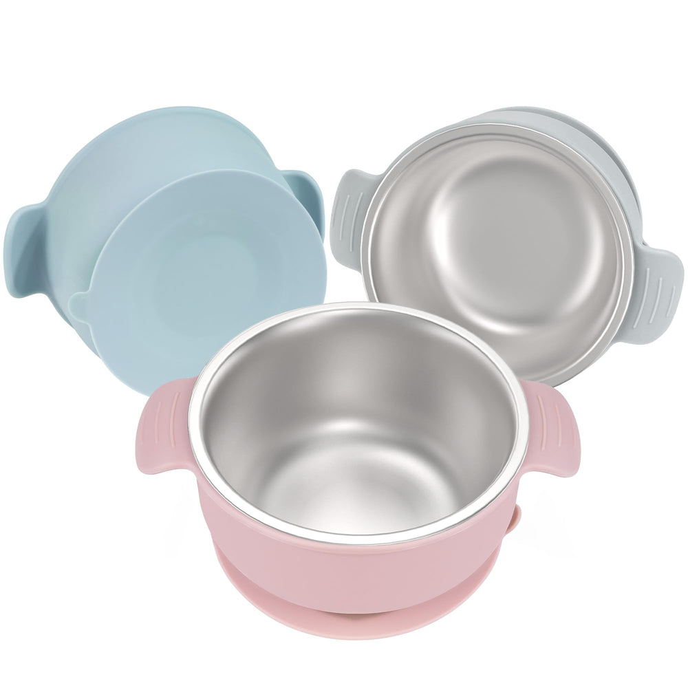 Bella's Friends bowls suction-3pack set for tidy mealtimes.