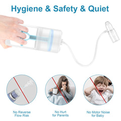 Bella's Friends hygienic one-way airflow seals mucus for mess-free cleaning