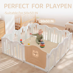 Bella’s Friends vegan leather surface on play mat offers effortless wipe-clean maintenance.