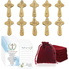 BelleAngle wood-holding hand cross in hand for focused prayer and personal reflection.