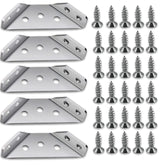 BellRhein universal stainless steel corner connector close-up shows durable strength for furniture projects.