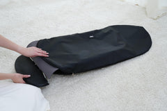 Belltop transport bag provides complete protection for the baby bouncer during transport.