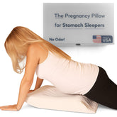 Belly Baby Breast Pillow front view shows belly-down comfort.