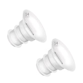 Belmikal 14mm silicone flange insert closeup for targeted comfort in pumping.