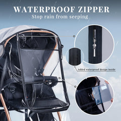 Bemece rain cover showing seamless design for reliable protection
