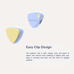 Bempu Bellybutton baby-safe materials ensure comfortable skin contact.