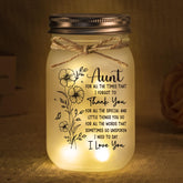 BeneCharm mason jar night light base glows softly for a cozy mood