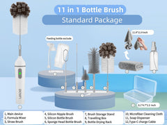 Benifi drying rack stand keeps brushes tidy and air dries after use.