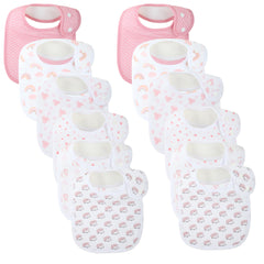 Benoxine baby bibs soft organic cotton front view for gentle drool protection and all-day wear.