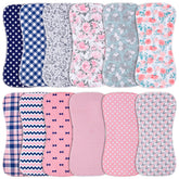 Benoxine baby burp cloth ultra-soft-absorbent for quick spill capture