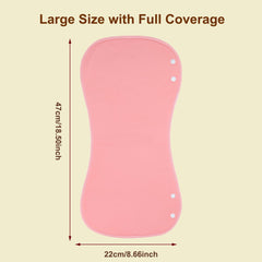 Benoxine burp cloths curved ergonomic shape offers shoulder coverage