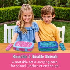 Bentgo Kids fork, sturdy design with easy grip for little hands.