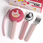 Bentoheaven kids travel utensils case buckle keeps utensils securely attached to lunch bag